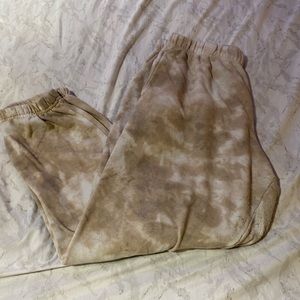 Tie dye womans sweatpants
